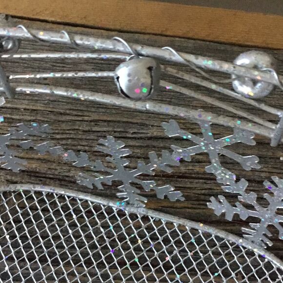 Snowflake Xmas gift basket table decoration Christmas winter - Picture 7 of 7